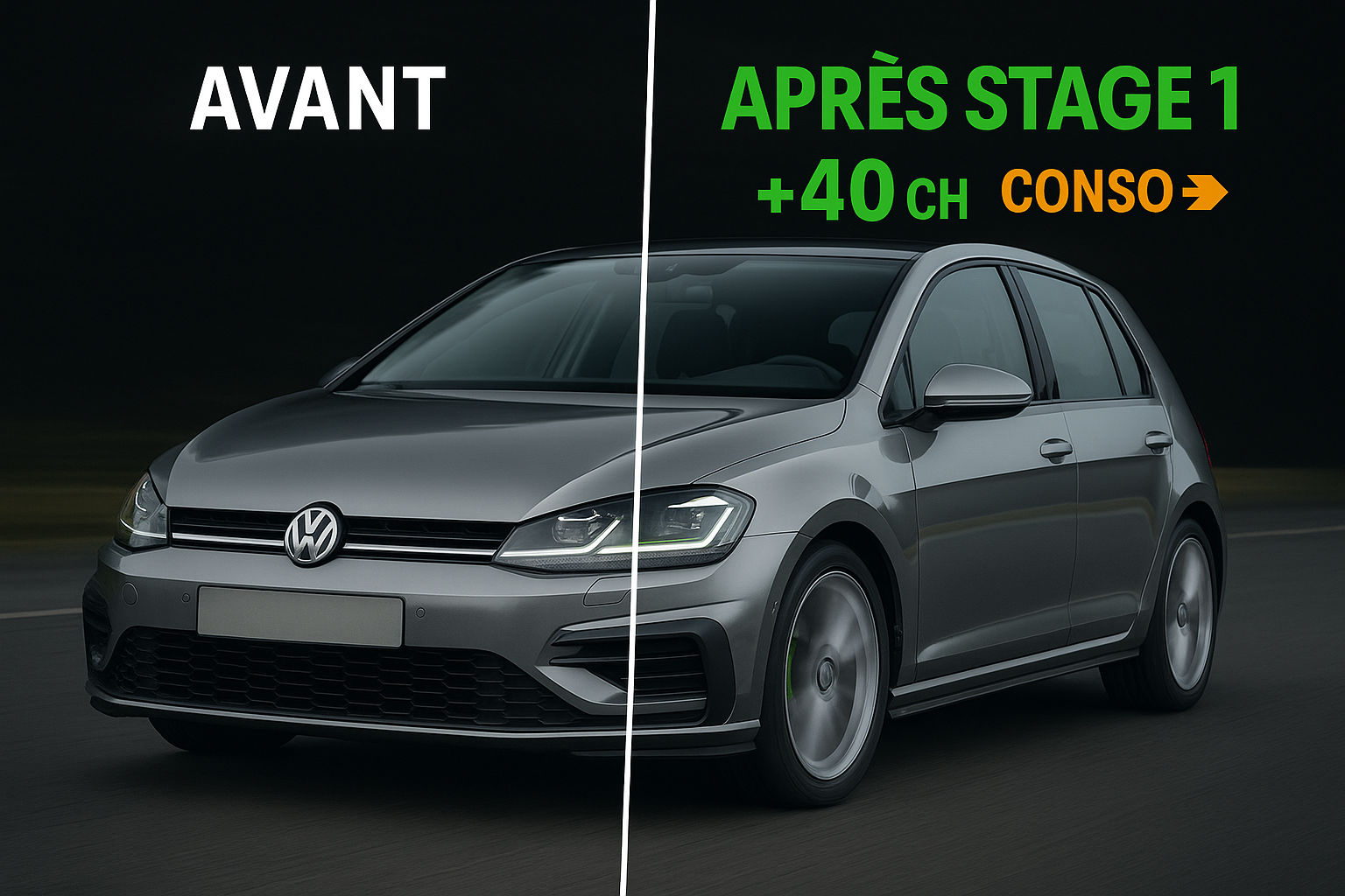 Avant / Après Stage 1